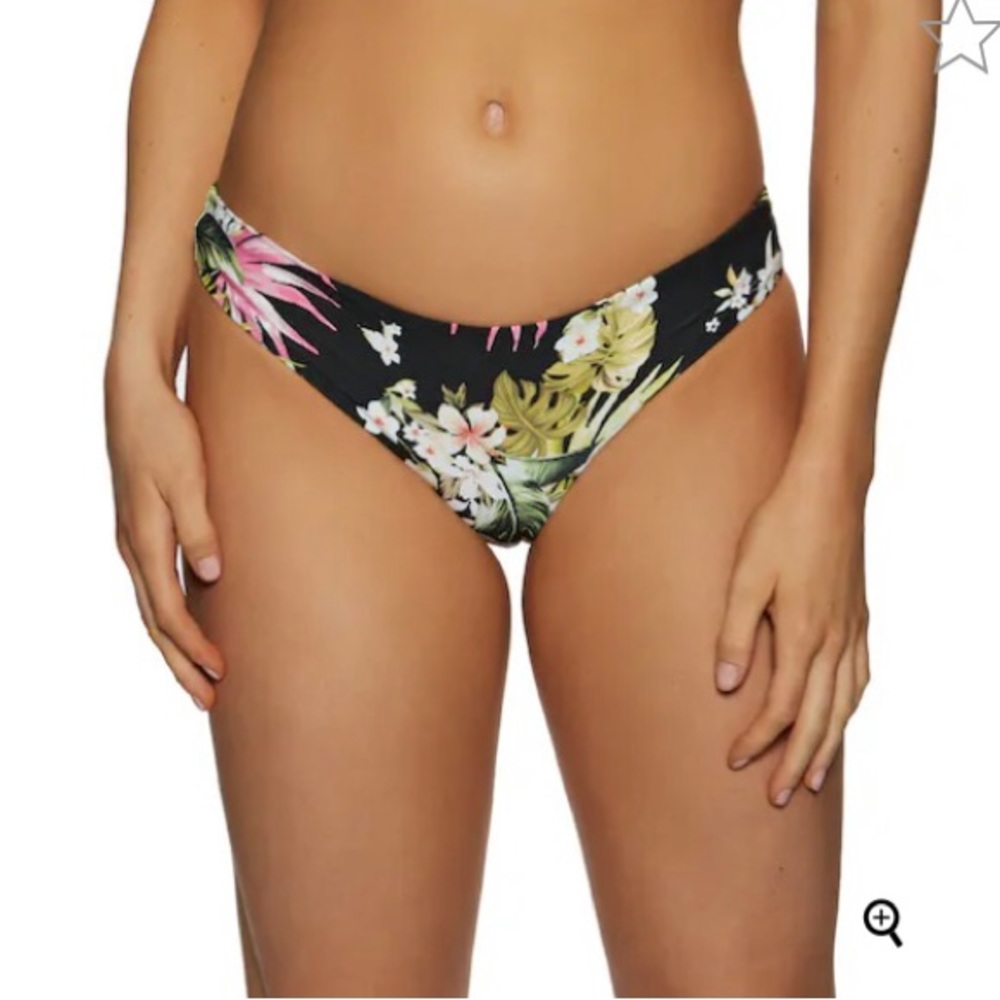 New Rip curl bikini bottoms reversible cheeky black Xsmall
